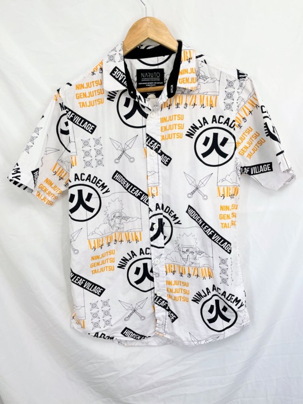 Naruto Shippuden Collection White Button Up